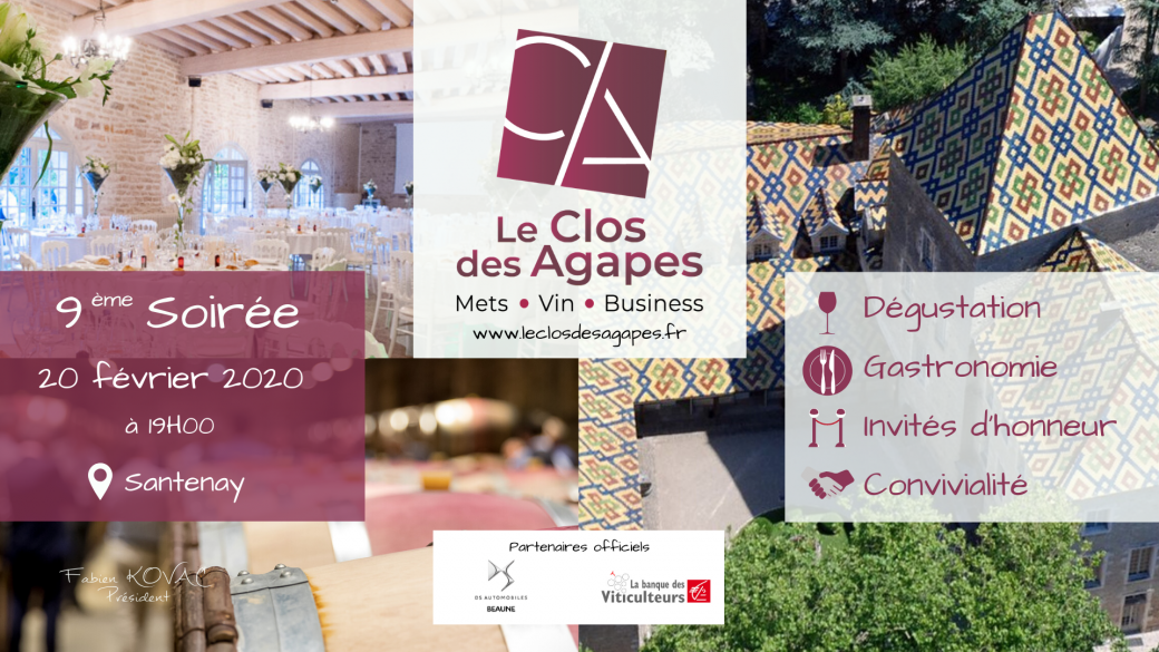 9ème Soirée du Clos des Agapes