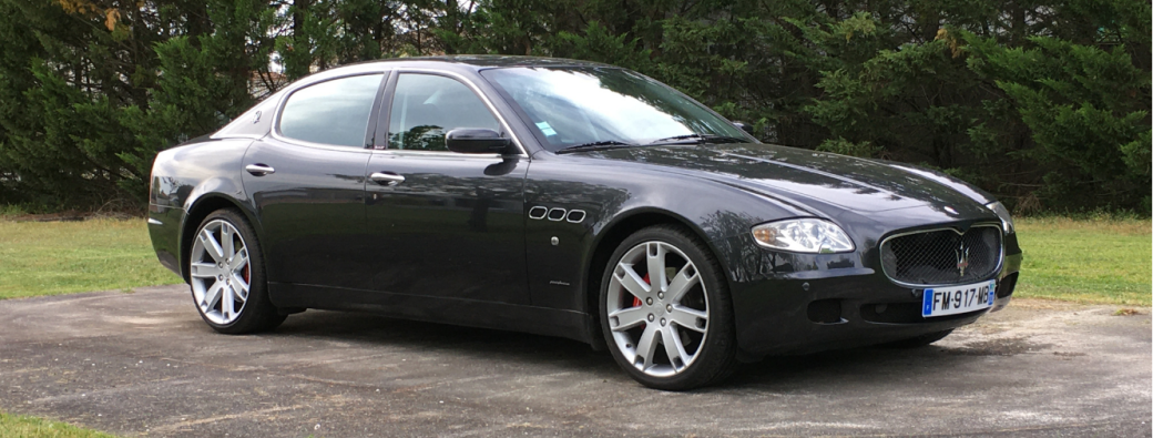 Maserati Quattroporte V8 400ch noire (3 pers. maxi par baptême)
