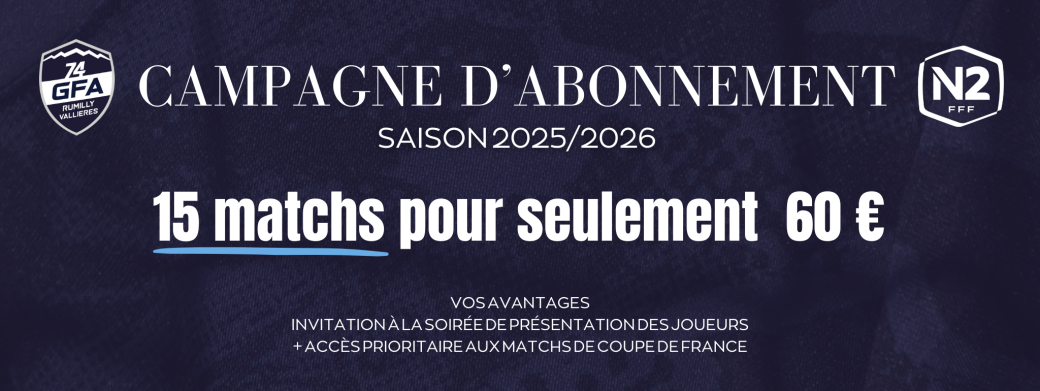 Abonnement 25/26