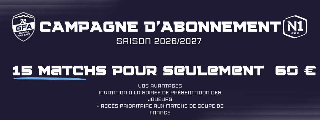 Abonnement 26/27