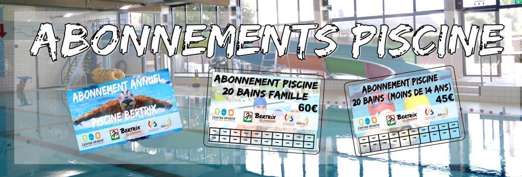 Abonnements  Piscine
