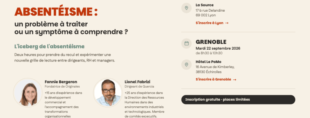 Absentéisme : un problème à traiter ou un symptôme à comprendre ?