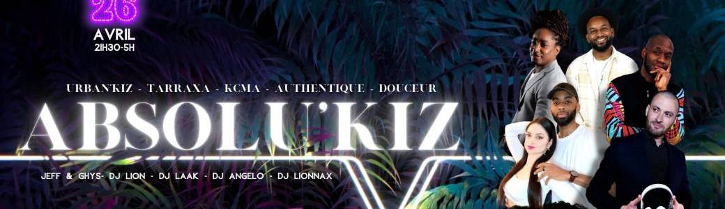 ABSOLU'KIZ Purple Edition Vendredi 26 AVRIL 2024 3 SALLES 3 AMBIANCES 