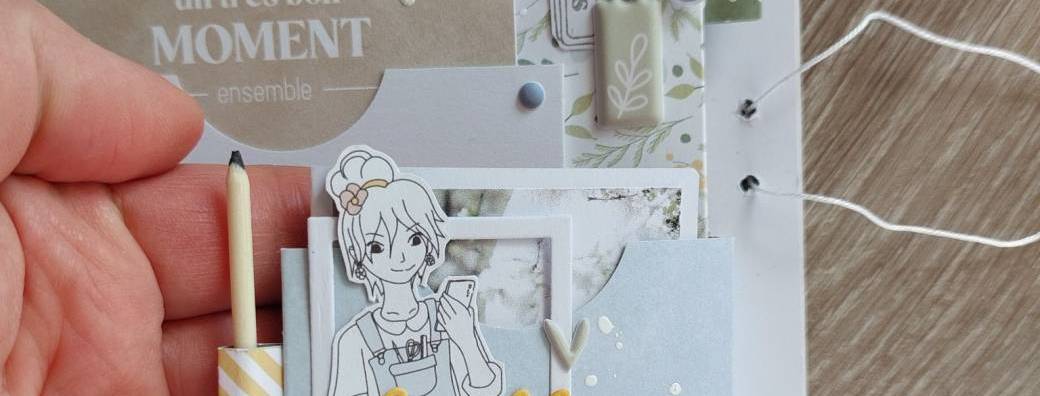 Accès au TUTORIEL du mini album "Notre Histoire" par Flore