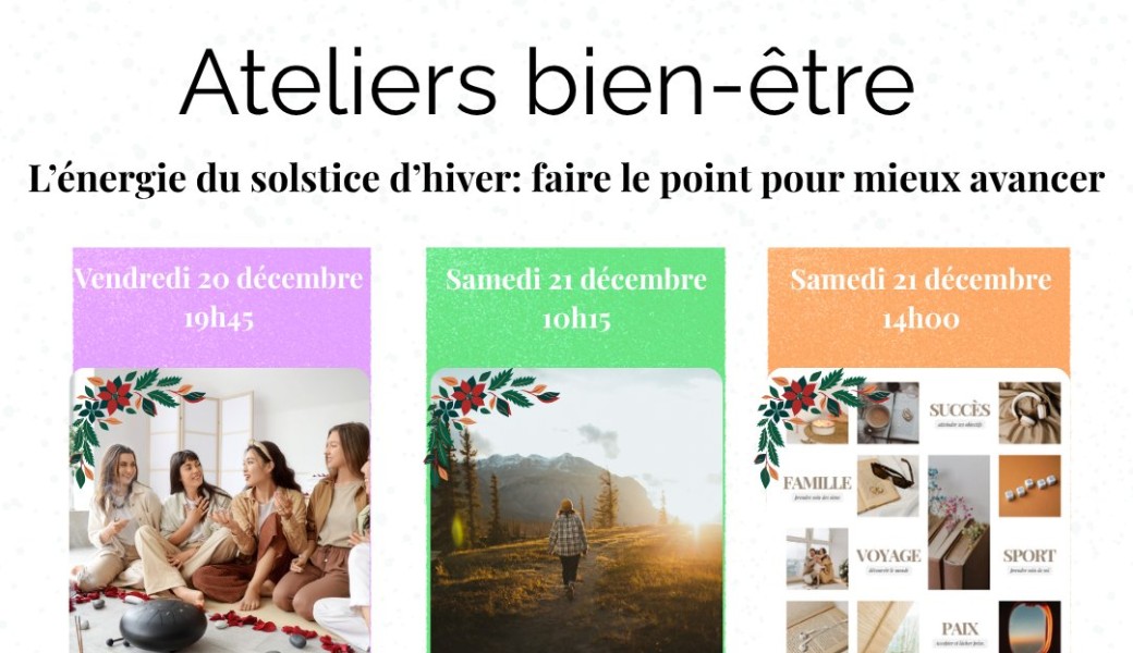 Accueillir l'hiver avec l'énergie du solstice : faire le point pour mieux avancer.