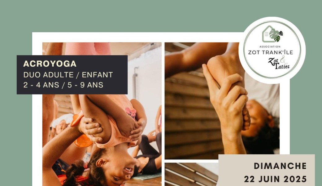 Acroyoga en Famille - Saint Leu - Dimanche 22 juin 2025