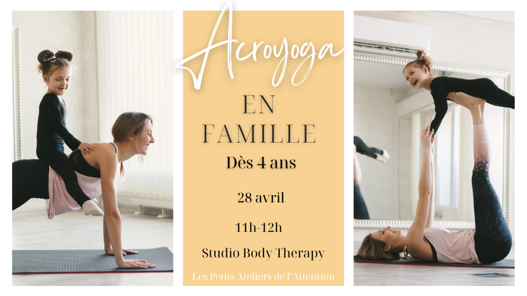 Acroyoga parent enfant
