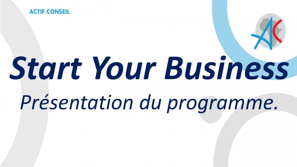 Formation & présentation du programme "Start Your Business" (SYB)