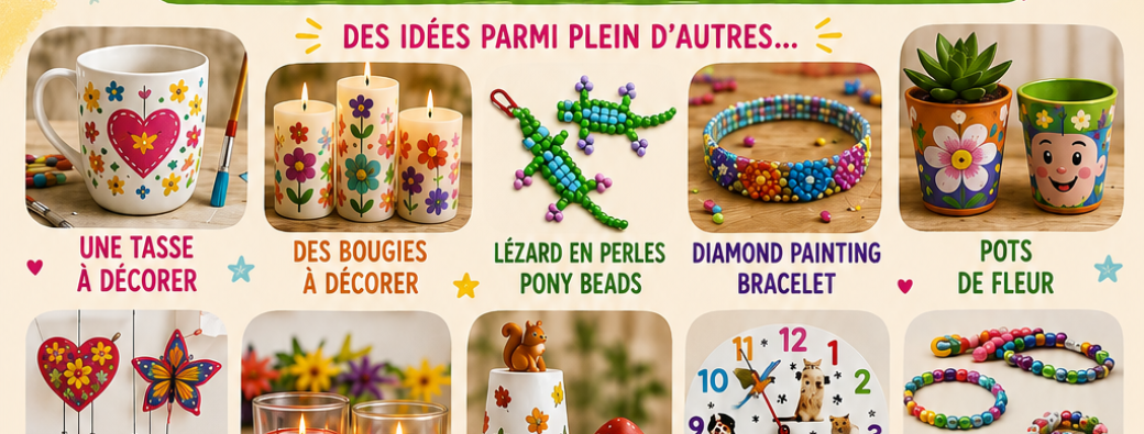 Activités manuelles courant juillet