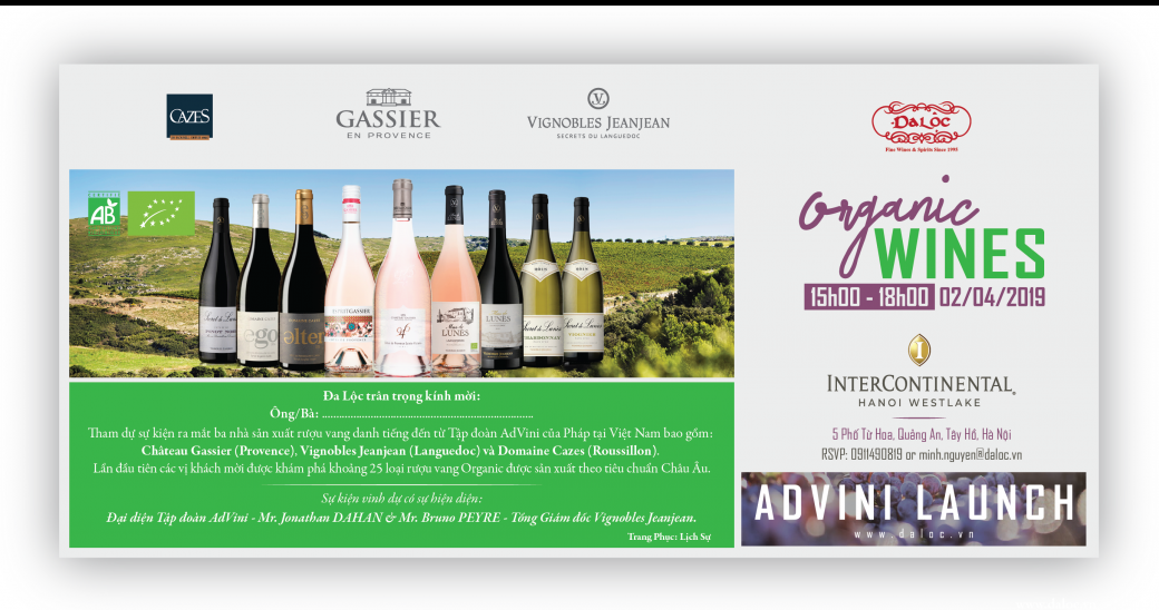 Đa Lộc - Organic Wines Hanoi