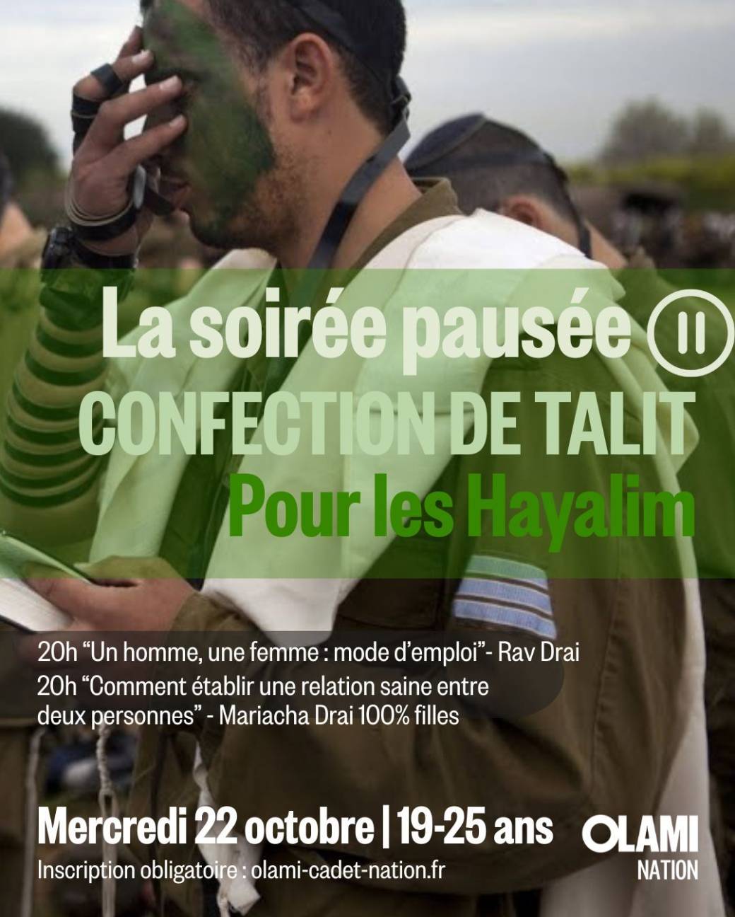 Soirée Pausée - Confection de Talit 