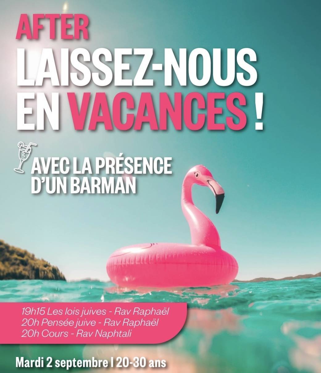 After laissez-nous en vacances !