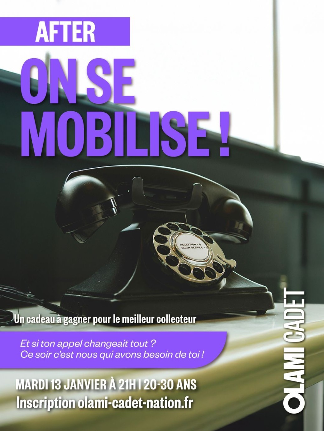 After on se mobilise pour la campagne de dons 