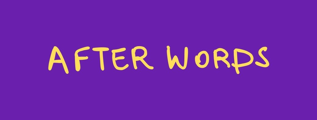 After Words #3