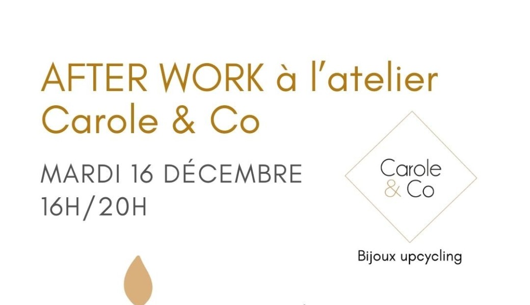 After work à l'atelier 16 décembre 2025