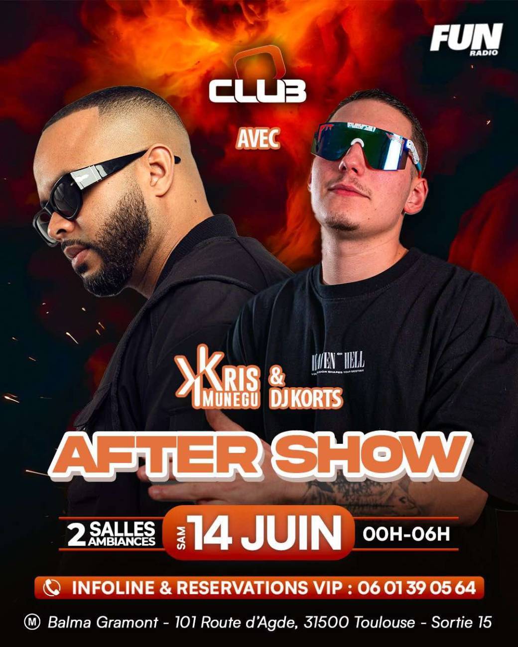 AFTERSHOW  - Free Pass 00H-01H 
