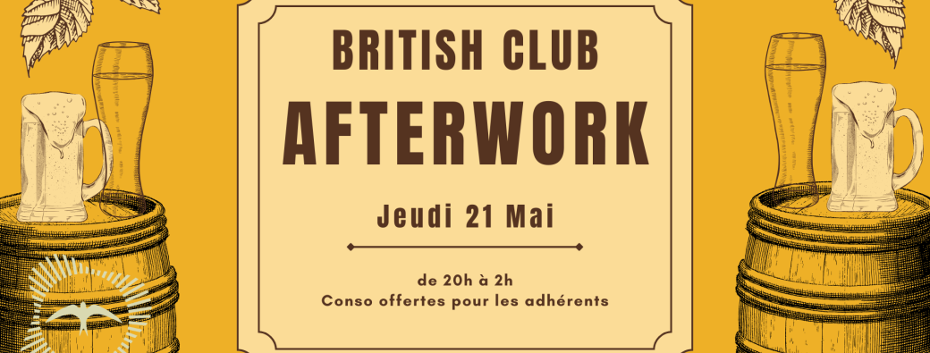 AFTERWORK#5 // THE BRITISH PUB