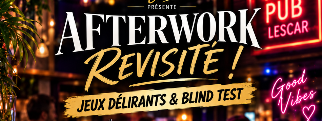 Afterwork apéro & jeux à LESCAR 