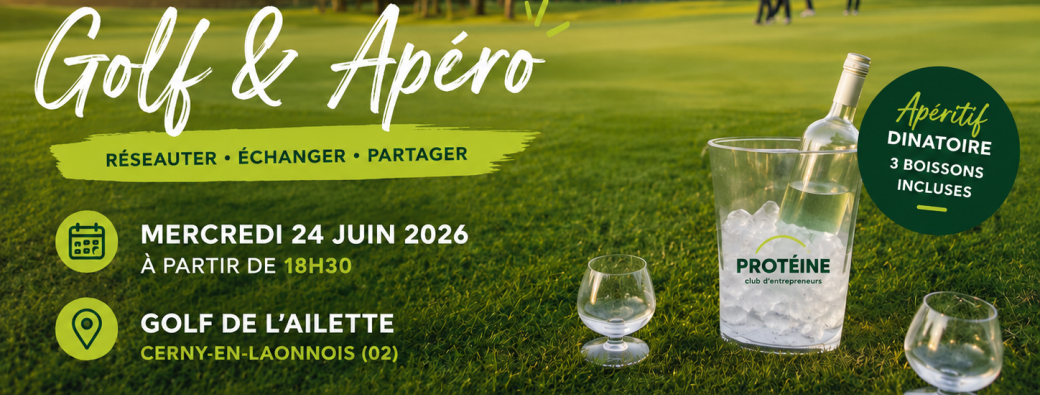 Afterwork Club Protéïne Laon & Soissons – 24 juin : 18H30