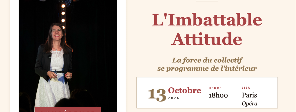 Afterwork Conférence L'Imbattable Attitude Paris
