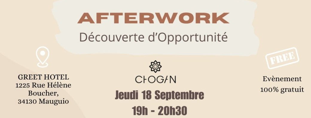 AFTERWORK DÉCOUVERTE D'OPPORTUNITÉ