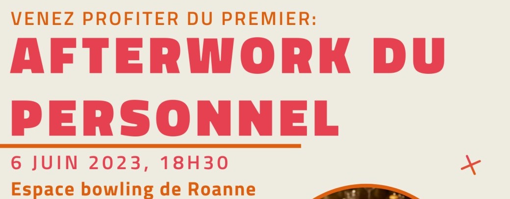 Afterwork  du personnel