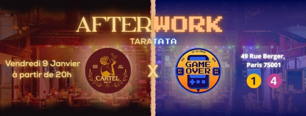 Afterwork Game Over x Cartel