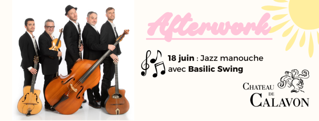 Afterwork jazz manouche avec BASILIC SWING