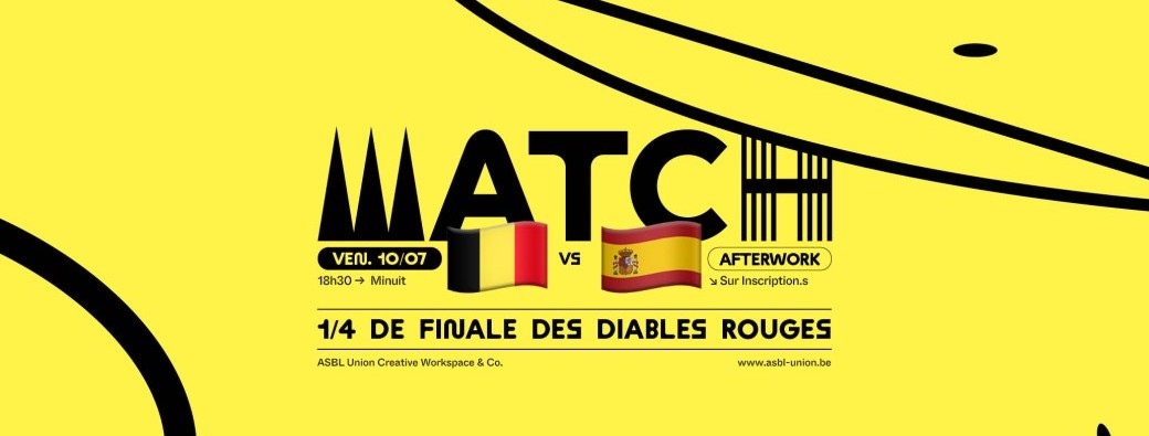 Afterwork Match Belgique vs Espagne