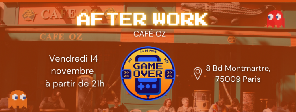 Afterwork Parrains/ Marraines GAME OVER