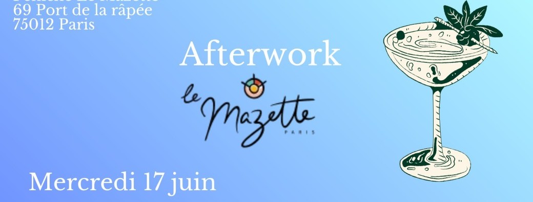 Afterwork Péniche Le Mazette