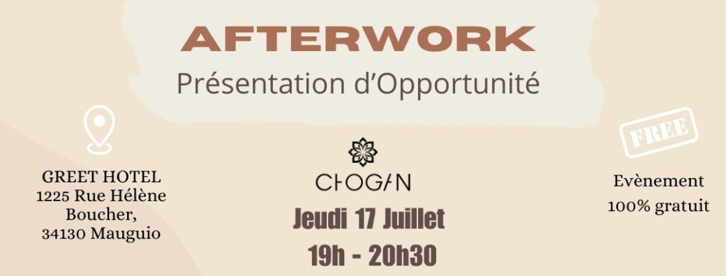 Afterwork Présentation d'opportunité