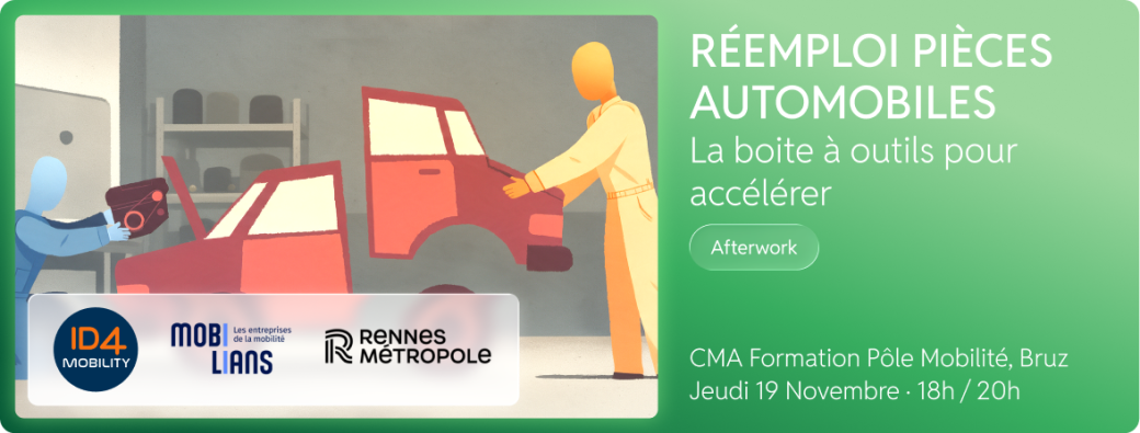 AFTERWORK : Réemploi pièces automobiles : la boite à outils pour accélérer