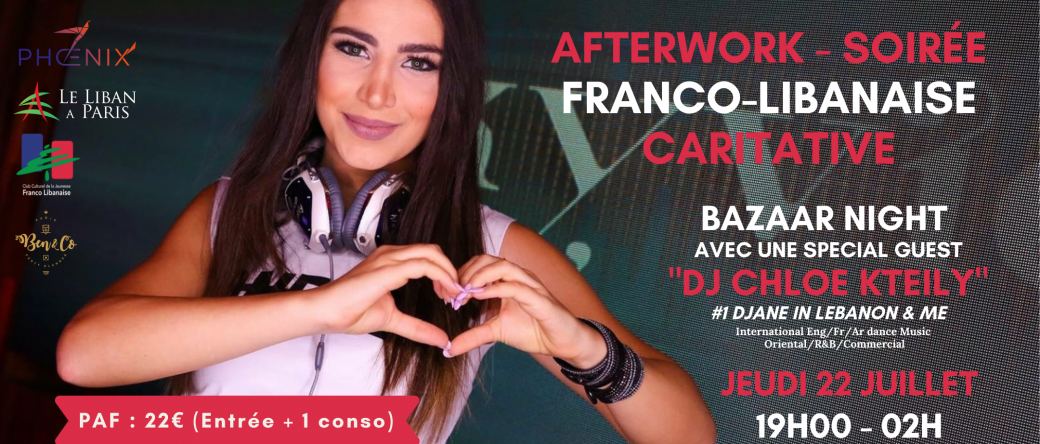 Afterwork-Soirée Franco Libanaise Caritative