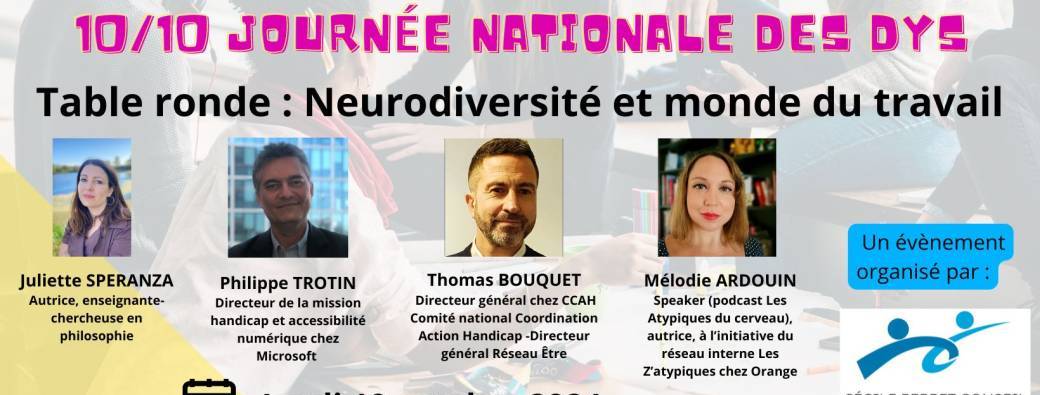 Afterwork Table ronde “Neurodiversité Dys au travail”