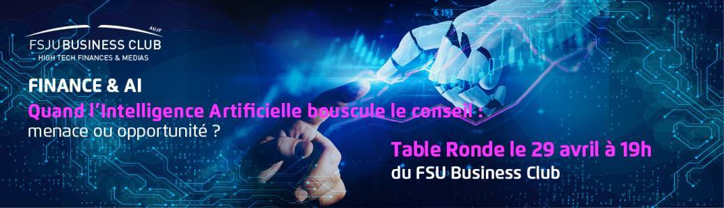 Afterwork AI et Finance Comment concilier AI et conseil humain PARIS