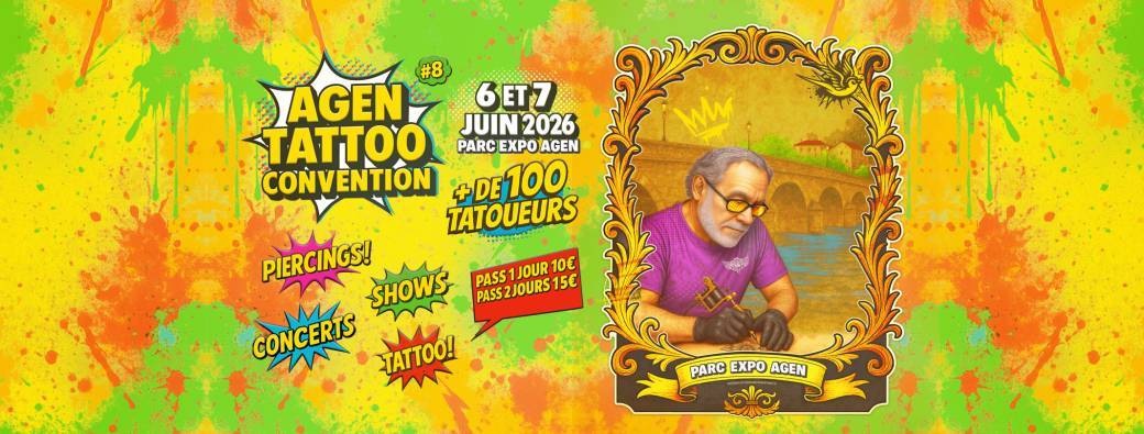  Accès exposants Agen Tattoo Convention 8
