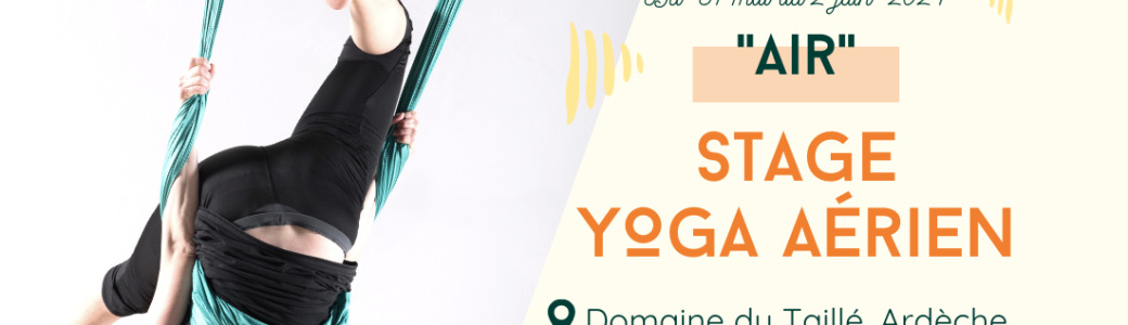 AIR - Stage de yoga aérien
