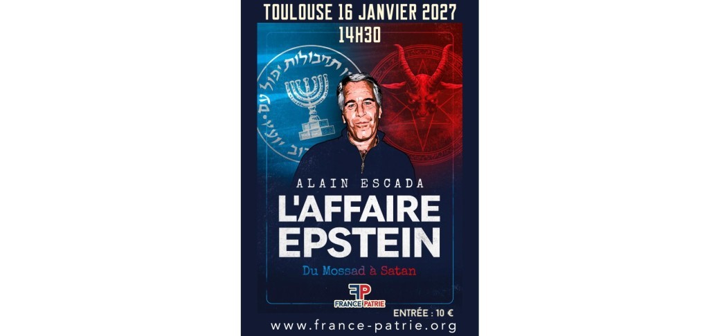 Alain Escada. Affaire Epstein, du Mossad à Satan