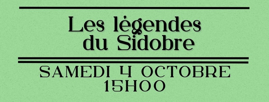 ALBI CONFERENCE : Les légendes du sidobre