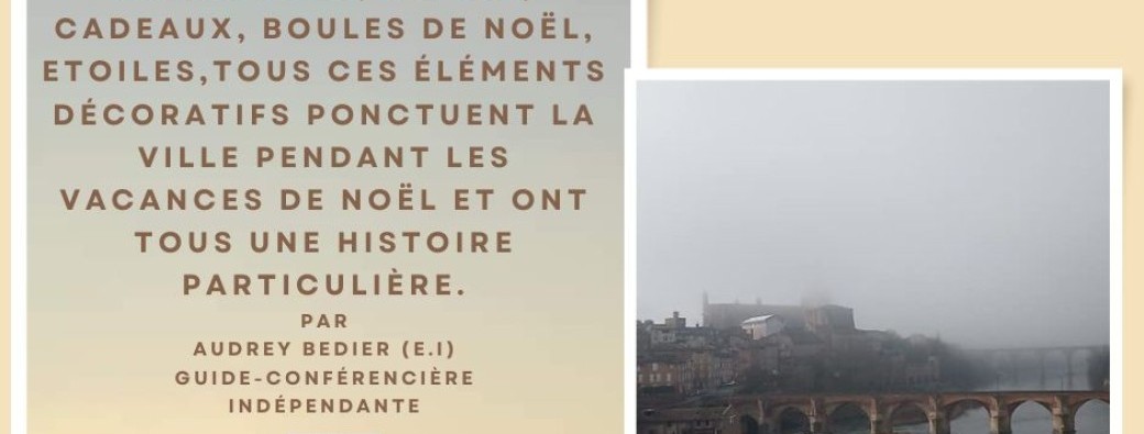 ALBI ; VISITE GUIDEE - Albi au temps de Noël