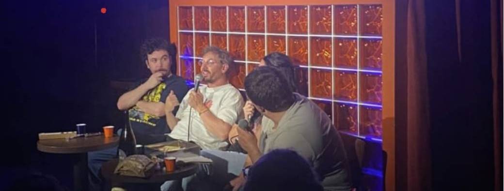 Alexis Le Rossignol enregistre un podcast