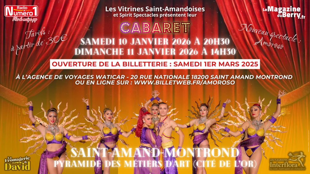 Spectacle Cabaret : Amoroso