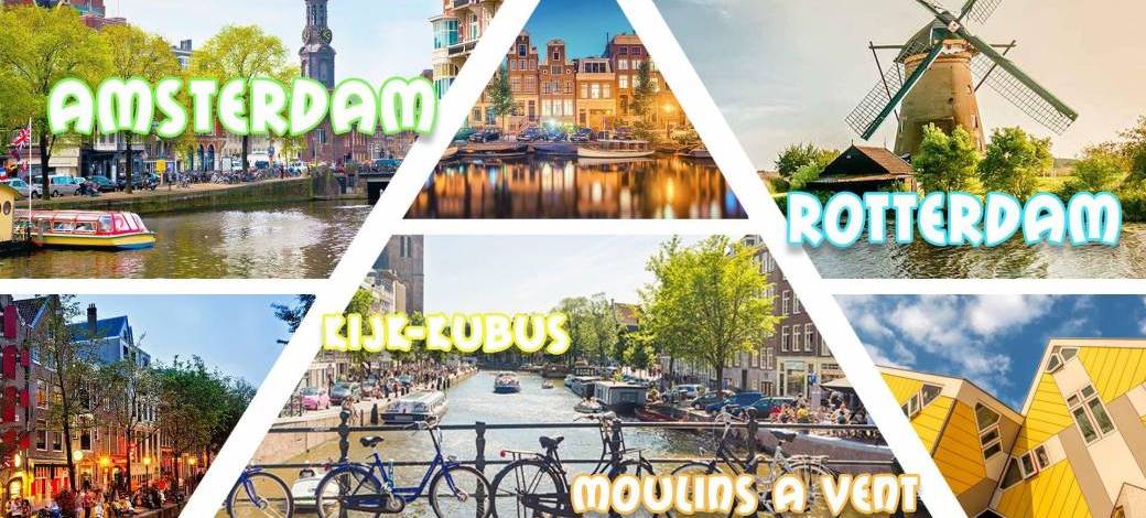 Amsterdam & Rotterdam & Moulins à Vents & Kijk-Kubus 2021