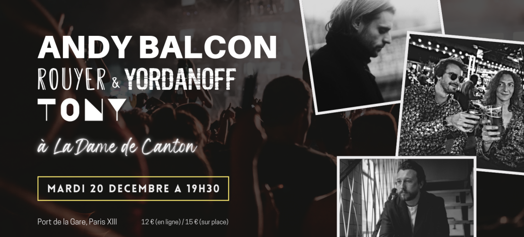 ANDY BALCON + ROUYER & YORDANOFF + TONY MAC