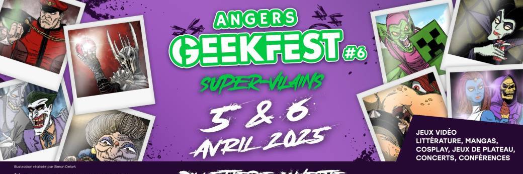 Angers Geekfest 2025 - Badges Exposants
