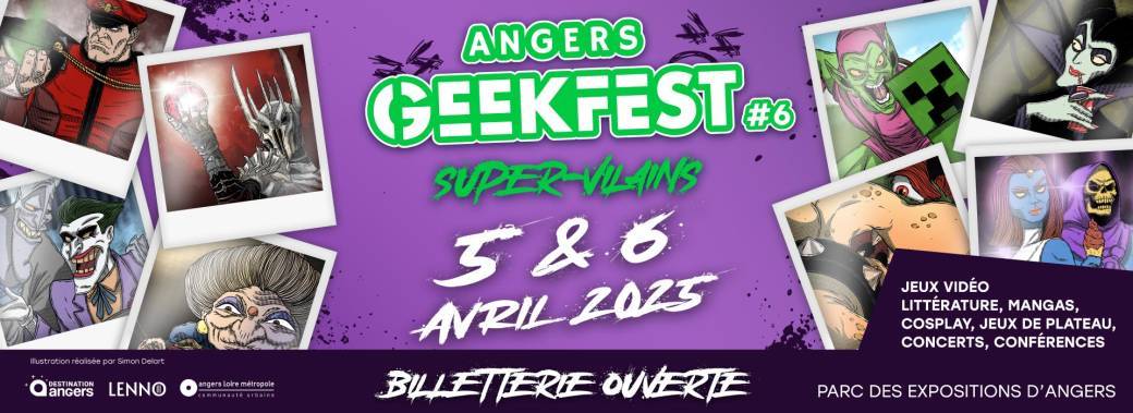 Angers Geekfest 2025 - Invitations & Autre
