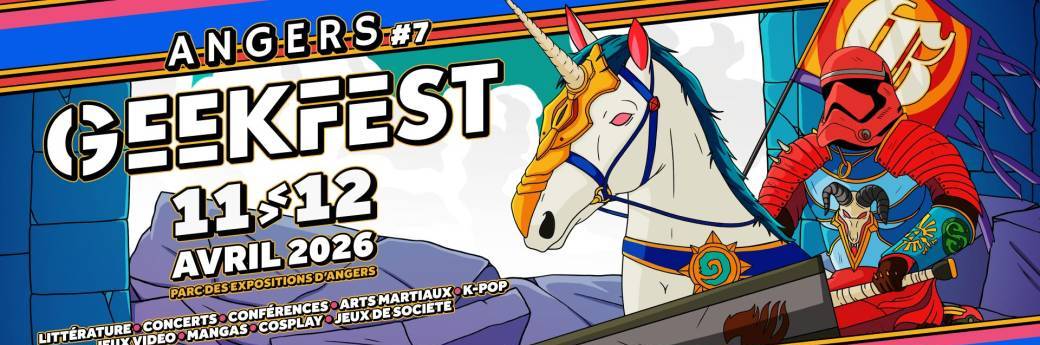 Angers Geekfest 2026 - Badges Exposants