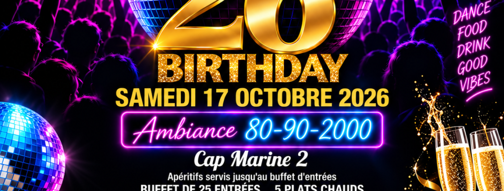 ANNIVERSAIRE du 17 OCTOBRE 2026
