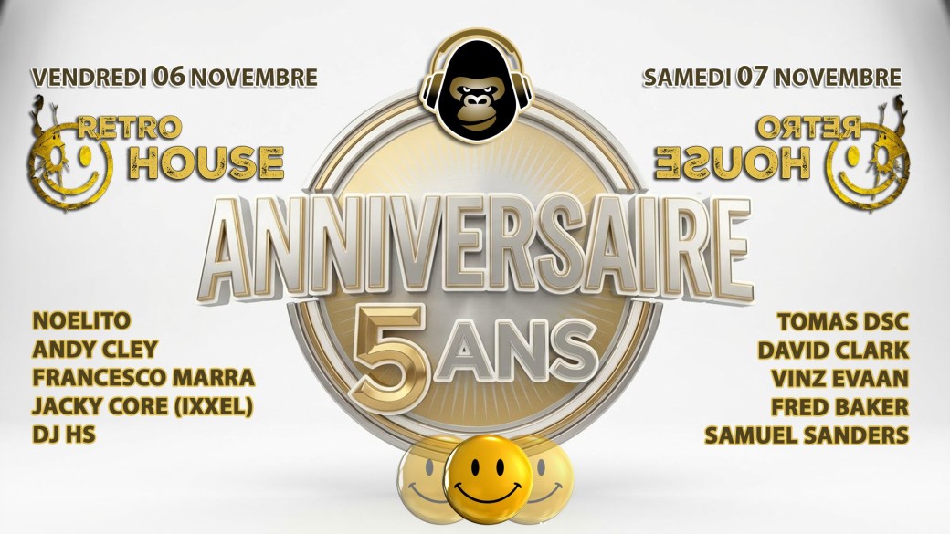 ANNIVERSAIRE | L'AKTUEL | RETRO-HOUSE & CLUB
